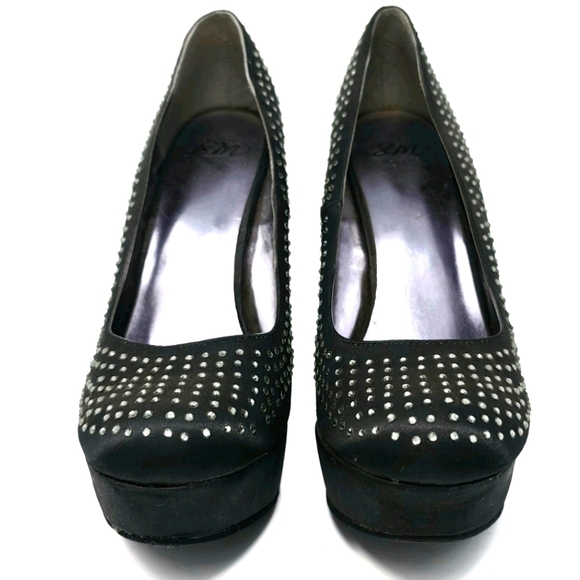 SM New York disco diamond stud platforms size 10 - Picture 9 of 9